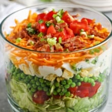 finished 7 Layer Salad