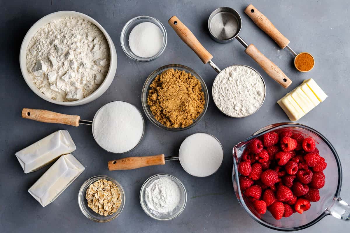 pomegranate pistachio whipped feta ingredients on table